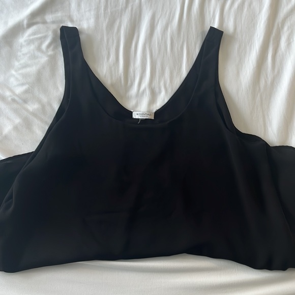 Black sleeveless blouse - Picture 2 of 2